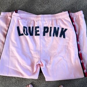 Brand new pink sweatpants